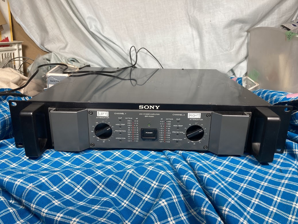 รายละเอียดสินค้าของSONY ソニー 業務用パワーアンプを家庭用に รายละเอียดสินค้าของSONY ソニー 業務用パワーアンプを家庭用に