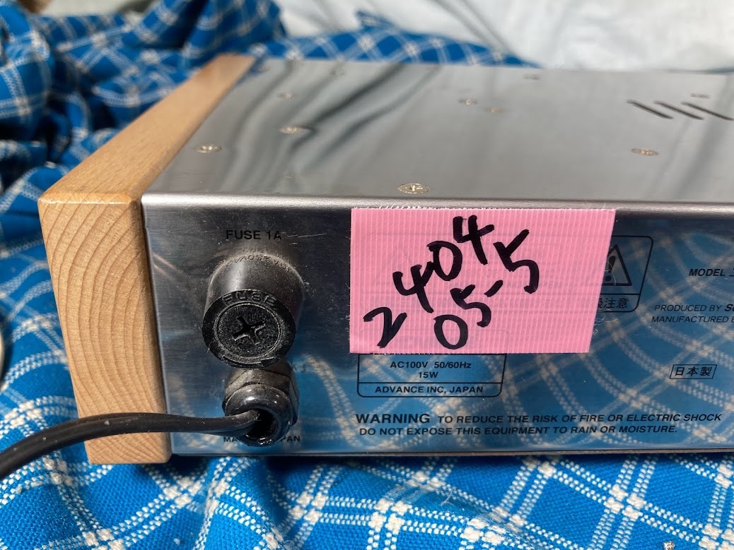 アドバンス 真空管 プリアンプ ADVANCE SV-3 完動品【3ヶ月保証 アドバンス 真空管 プリアンプ ADVANCE SV-3 完動品【3ヶ月保証