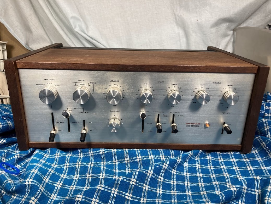 値上げ　PIONEER　　プリアンプ　　SC-3000 　完動品　【3ヶ月保証 】(1973年発売)１１５，０００_画像1