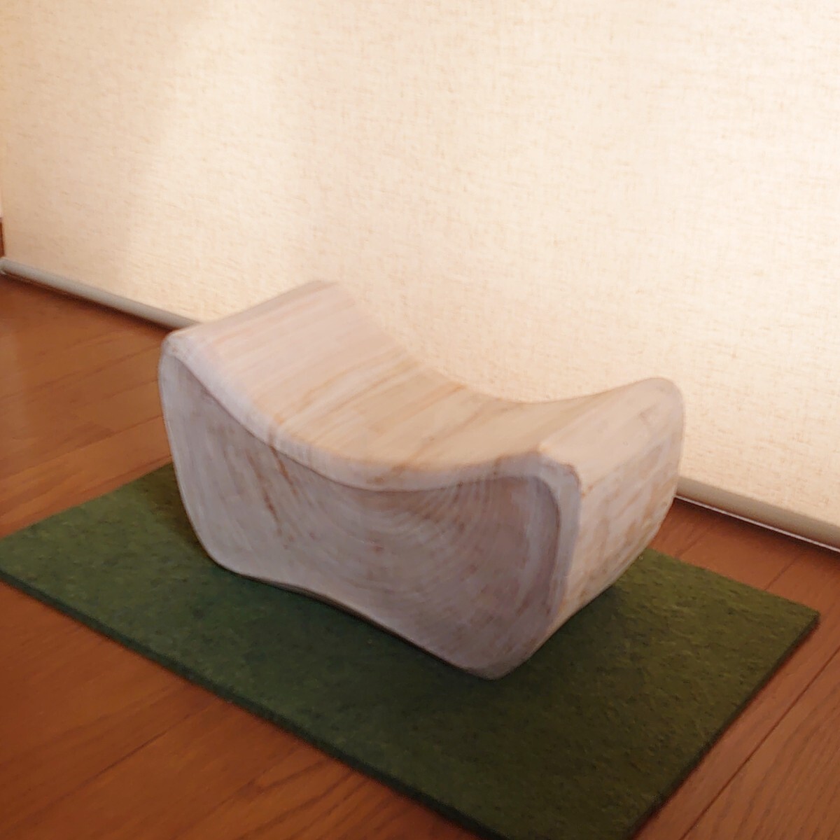 ひのき切株椅子 for kids・無垢無塗装・オーガニックの画像2