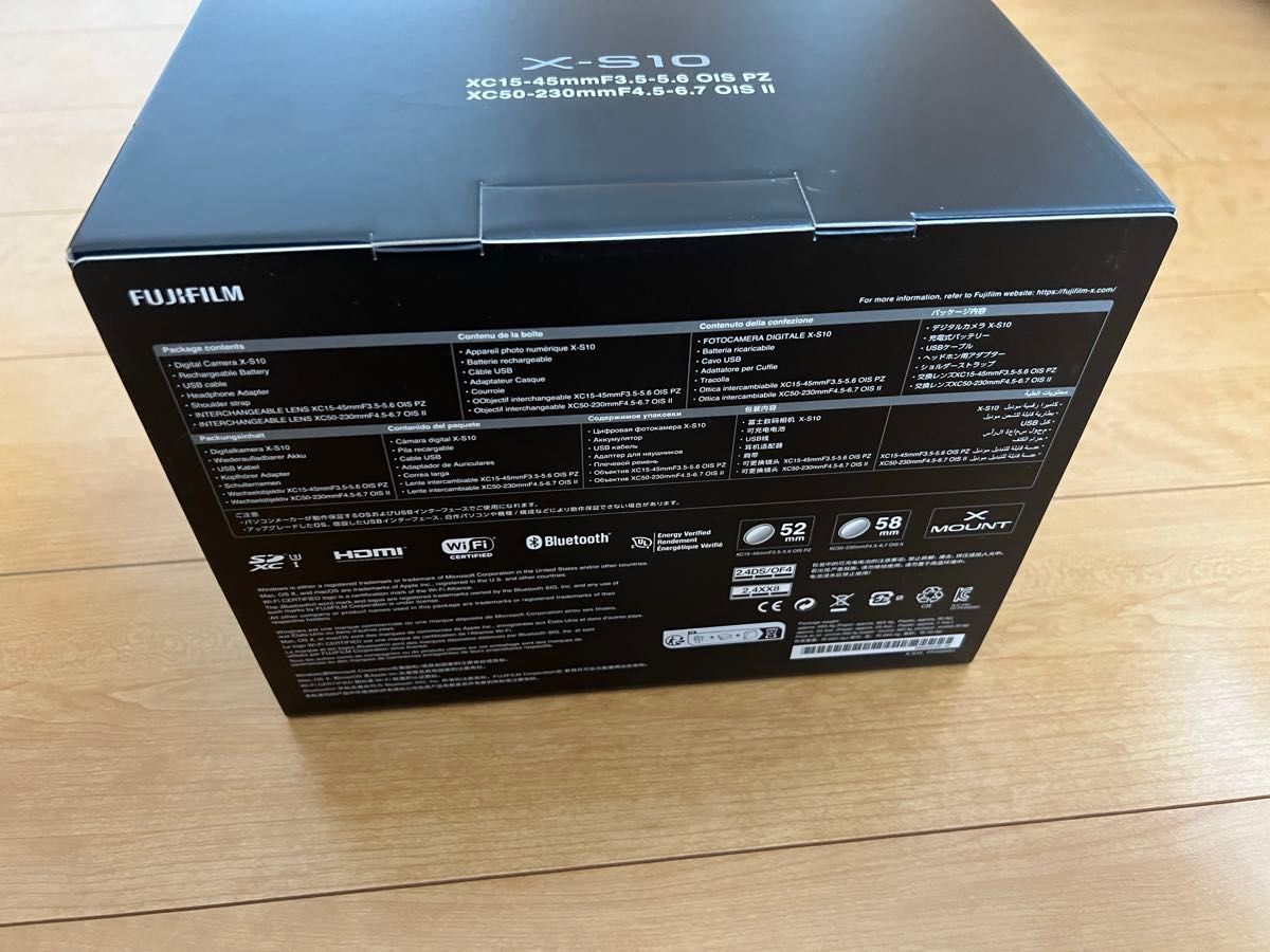 FUJIFILM 富士フイルム XS-10 ダブルズームレンズキット 空き箱 FUJIFILM 富士フイルム XS-10 ダブルズームレンズキット 空き箱