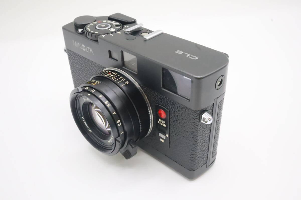 MINOLTA CLE M-ROKKOR 40mm F2 高級レンジファインダー フィルムカメラ ミノルタ 美品 動作確認済み の画像2