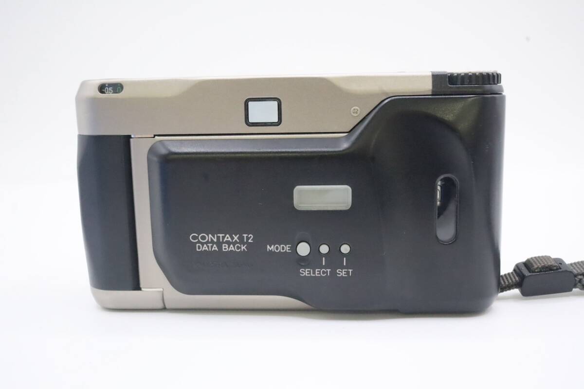 CONTAX T2D チタンシルバー Sonnar 38mm F2.8 T* コンタックス AF carl zeiss 標準バック付き の画像5