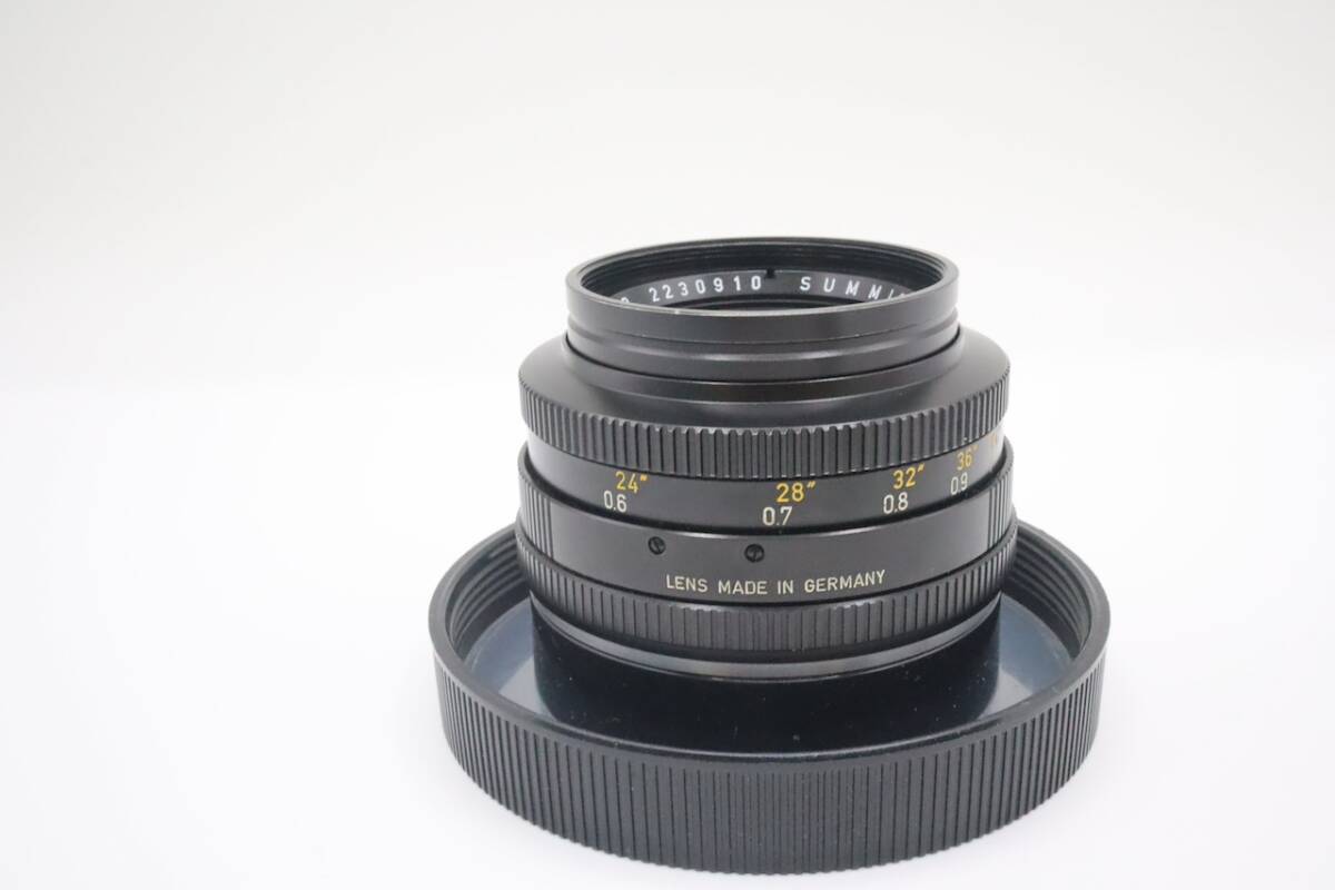 LEICA ライカ SUMMICRON-R 50mm F2 ズミクロン フィルムカメラ LEITZ WETZLAR レンズフード12564 レンズフィルター14160 レンズ専用ケース