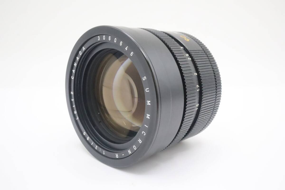 LEICA ライカ SUMMICRON-R 90mm F2 ズミクロン フィルムカメラ LEITZ CANADA レンズフィルター13373の画像1