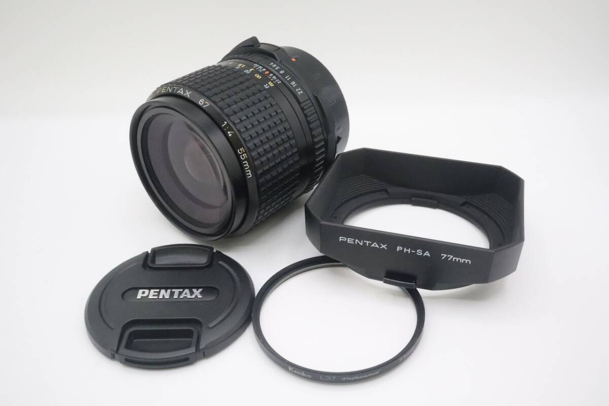 PENTAX SMC PENTAX67 55mm F4 レンズ 中判 バケペン ペンタックス レンズ カメラ 美品