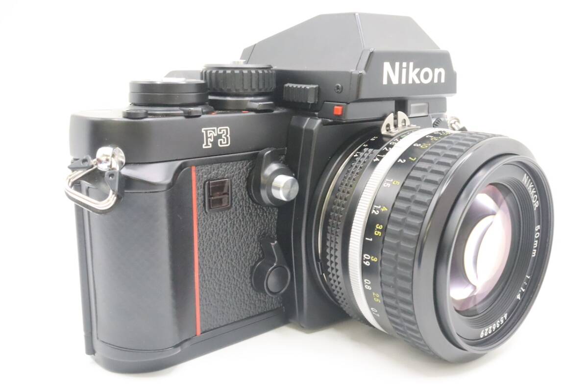 Nikon F3 アイレベル 126万番台 Ai 50mm F1.4 ニコン 美品 動作確認済み カメラケース付き_画像4