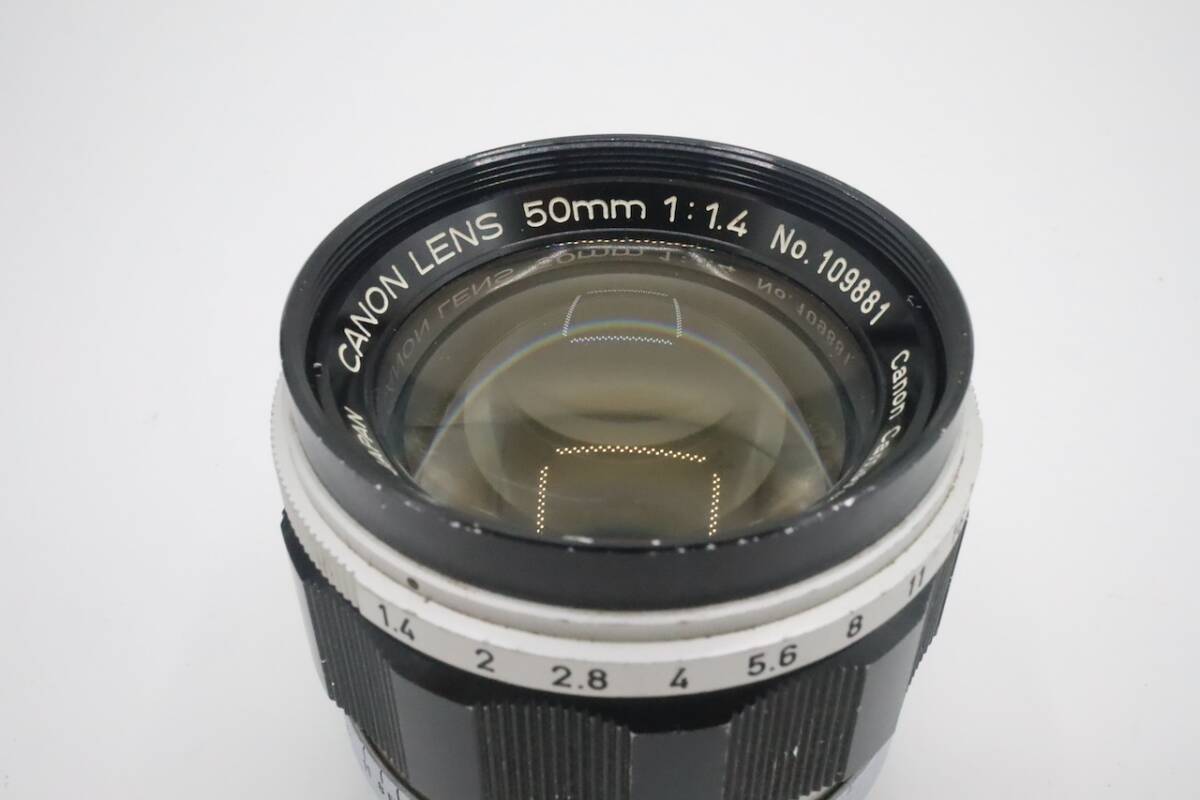 Canon 7s レンジファインダーカメラ CANONレンズ 50ｍｍ F1.4 Lマウントフィルムカメラの画像9