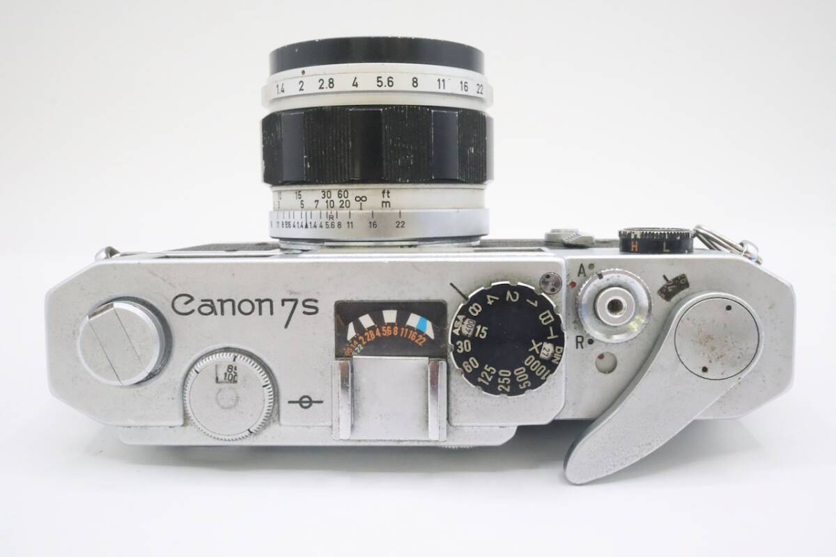 Canon 7s レンジファインダーカメラ CANONレンズ 50ｍｍ F1.4 Lマウントフィルムカメラの画像4