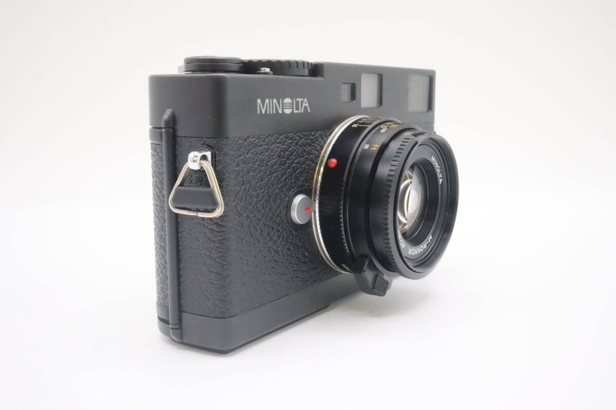 MINOLTA CLE M-ROKKOR 40mm F2 高級レンジファインダー フィルムカメラ ミノルタ 美品 専用ケース付き 動作確認済み_画像5