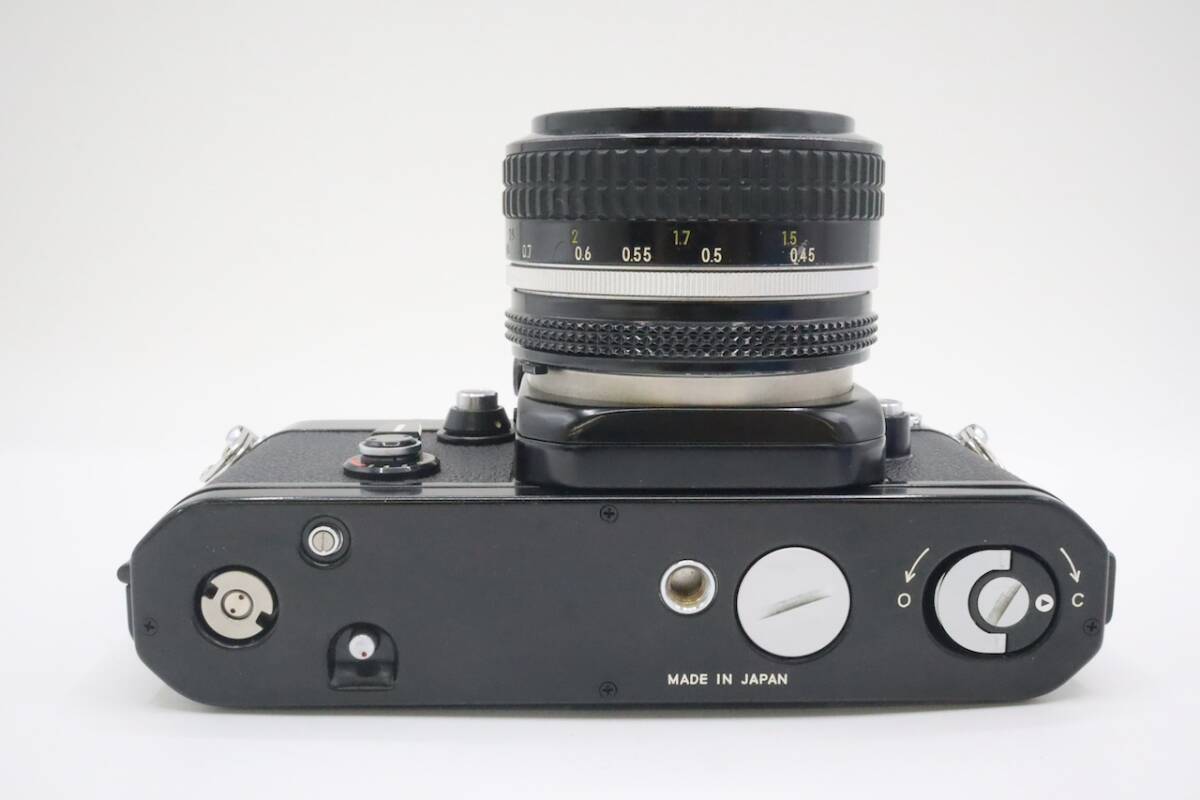 Nikon F2 フォトミックA ブラックボディ Ai 50mm f1.4 美品 ニコン 025503_画像6