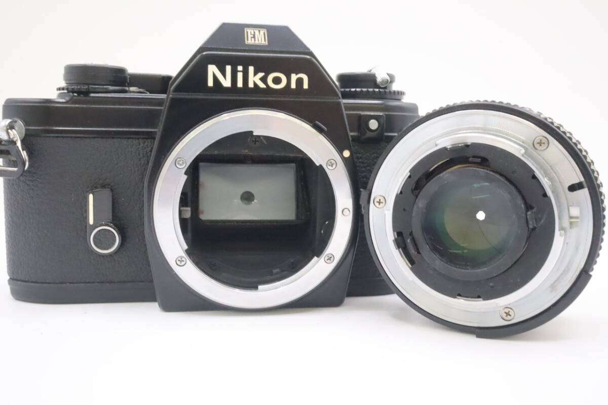 Nikon EM AI-S NIKKOR 50mm F1.8 ニコン MF一眼レフ フィルムカメラ 標準単焦点レンズ セット 032201_画像8