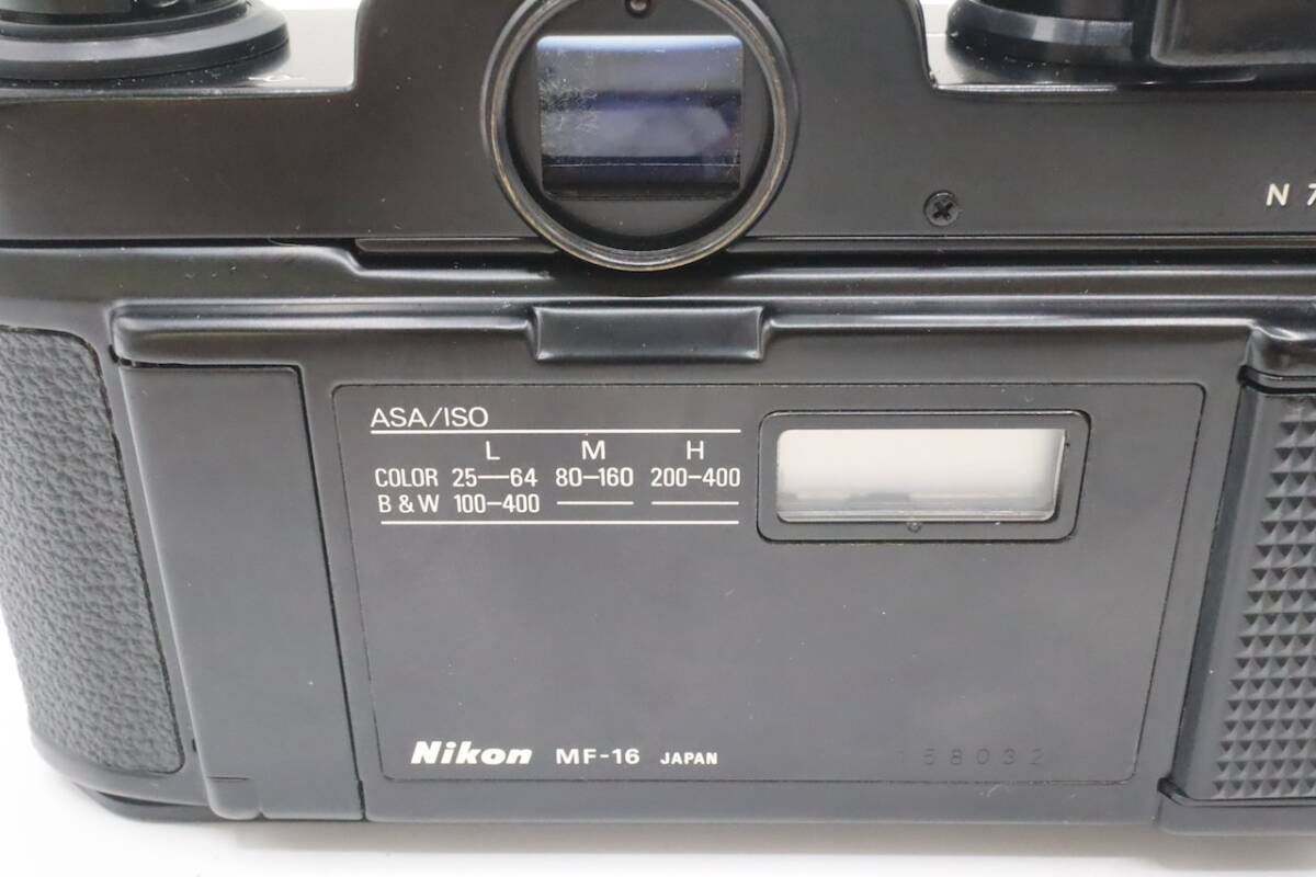 Nikon FM2 N ブラックボディ ニコン 動作確認済み 027616_画像10