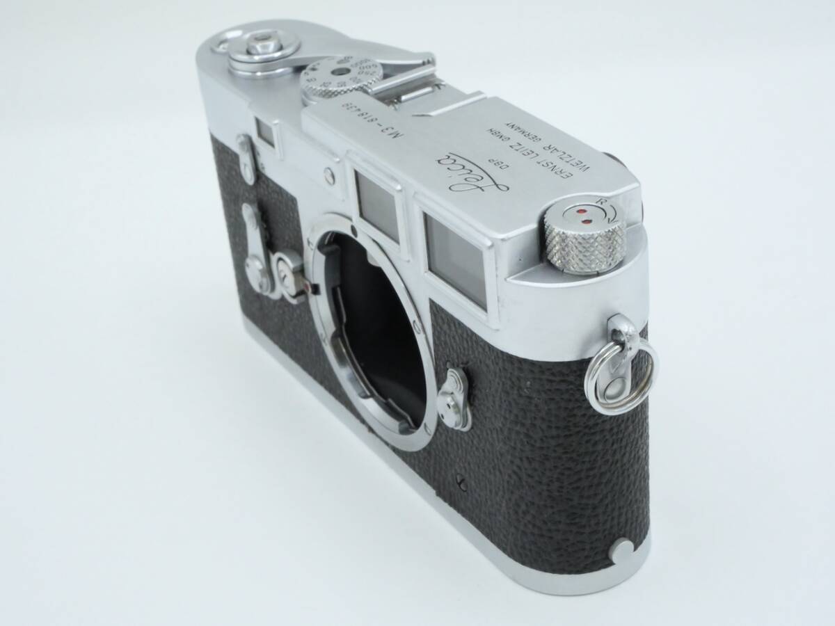 Leica ライカ M3 ダブルストローク 81万番台 ボディ Mマウント レンジファインダー フィルムカメラ 動作確認済み_画像2