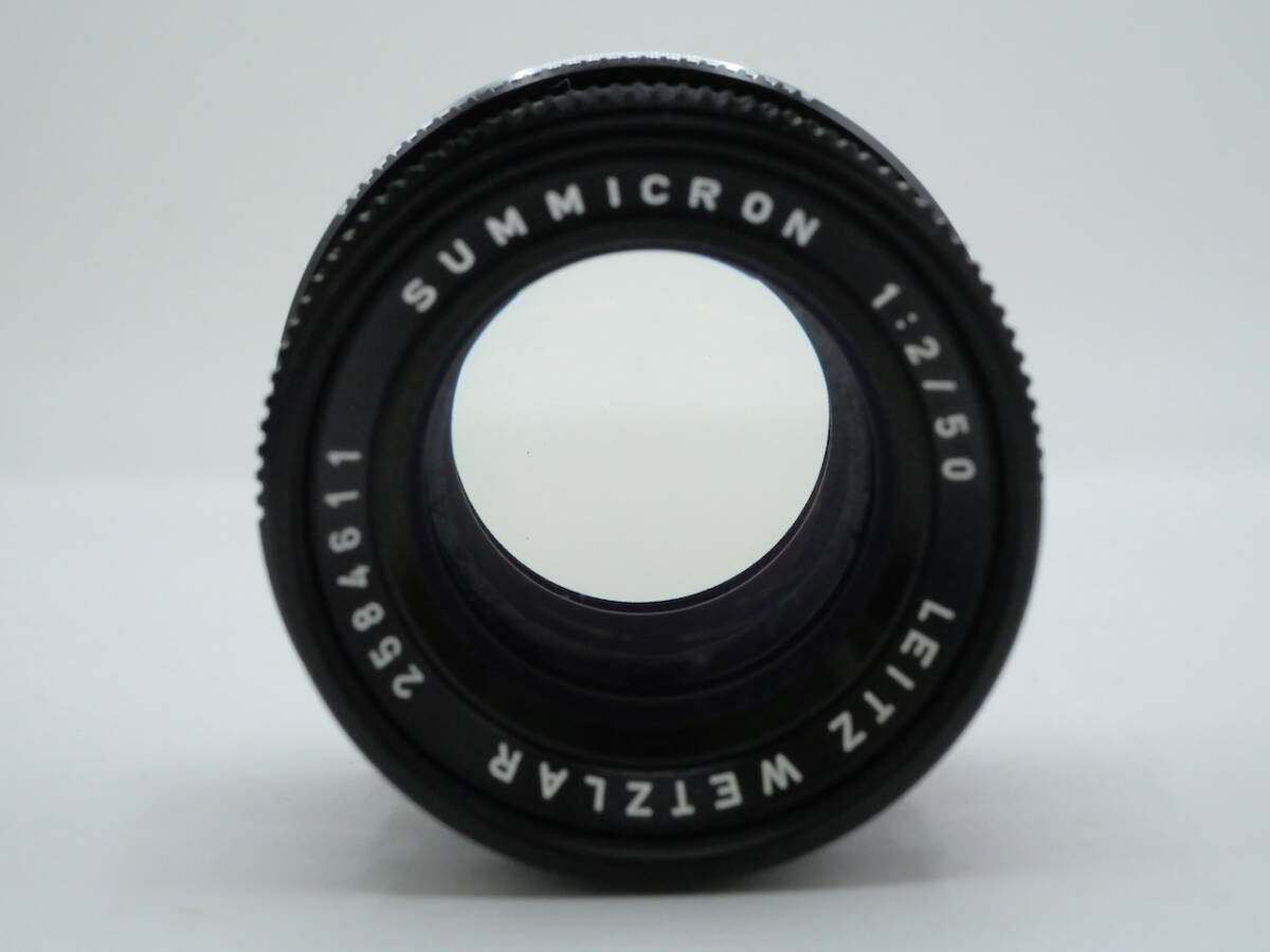 LEICA SUMMICRON Mマウント 50mm f2 E39 カメラレンズ ズミクロン マニュアル ライカ 状態良好 動作確認済みの画像2