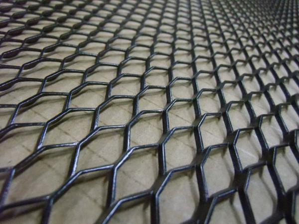 including in a package free high quality aluminium honeycomb mesh net 1M×33cm/ hexagon grill / aero black / black B