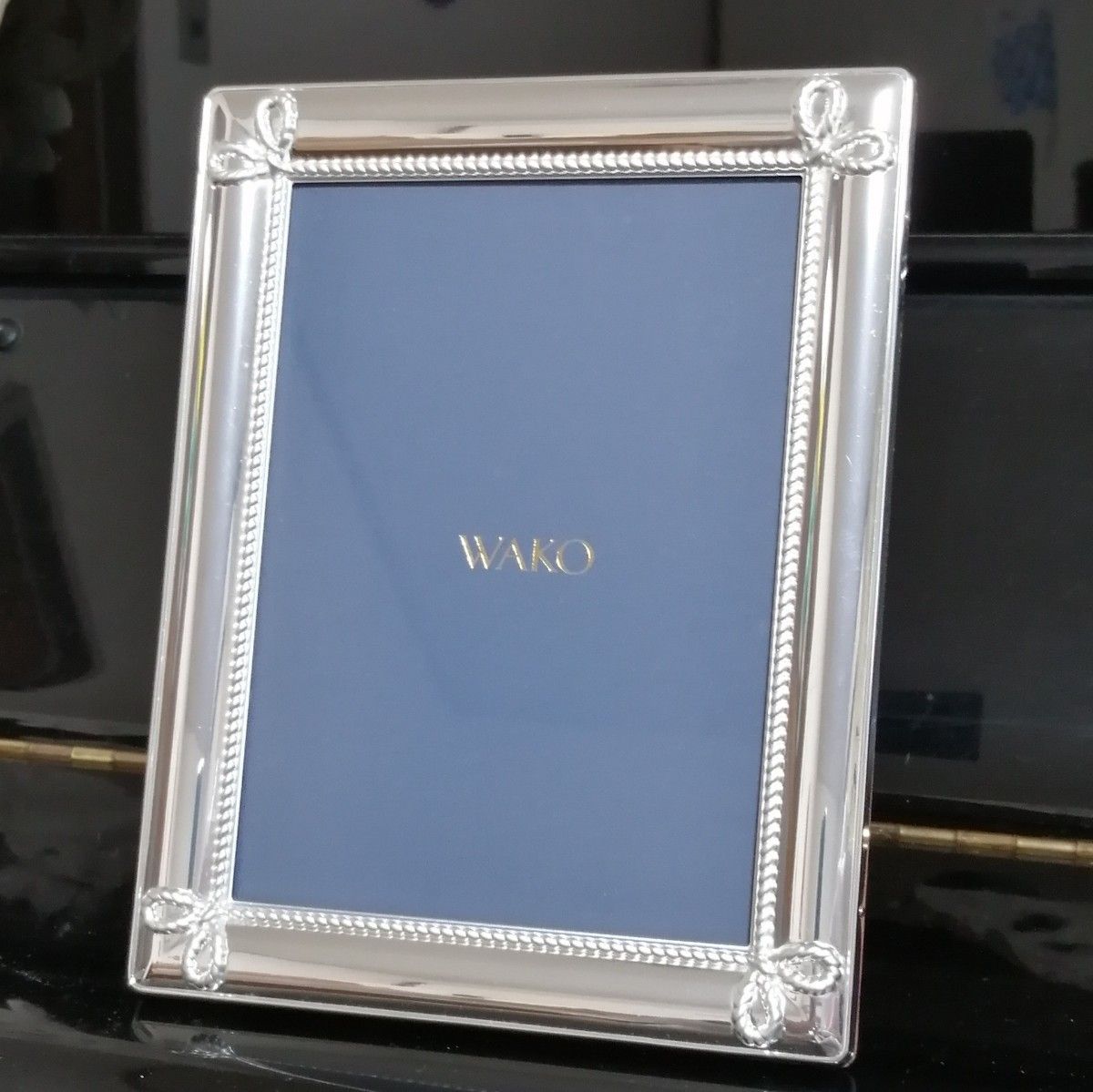 WAKO 銀座和光 フォトフレーム 写真立て インテリア 小物 シルバーカラー