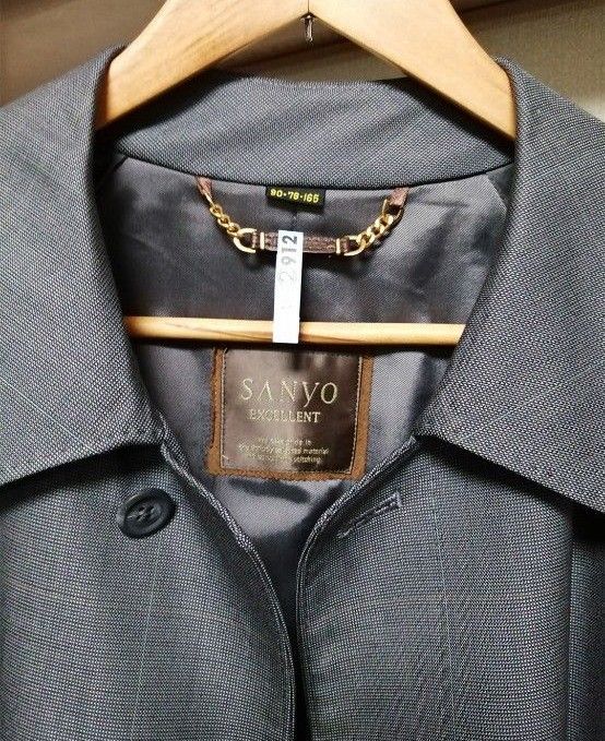 サンヨー SANYO EXCELLENTメンズトレンチコート ステンカラー サンヨー SANYO EXCELLENTメンズトレンチコート ステンカラー