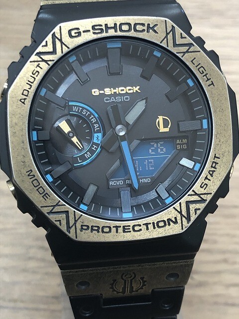 【超美品】 CASIO カシオ G-SHOCK Gショック GM-B2100LL-1AJR リーグ オブ レジェンド フルメタル モバイルリンク ソーラー （M7153)の画像5