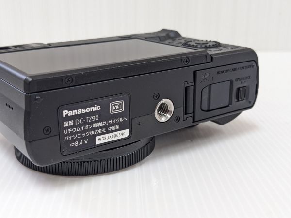 美品 Panasonic パナソニック LUMIX ルミックス コンパクトデジタルカメラ DC-TZ90 ブラック 動作品（M7255）_画像7