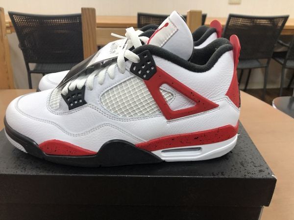 【新品未使用】 AIR JORDAN 4 RETRO DH6927 161 ナイキ エアジョーダン レトロ US9 27cm UK8 EU42.5 WHITE 白 メンズ（M7267）_画像5