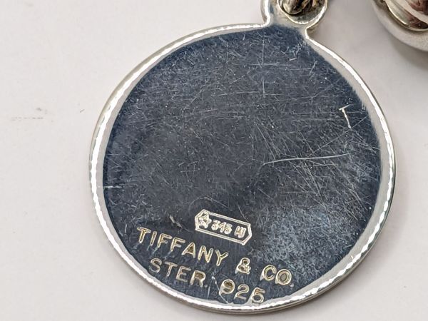 TIFFANY＆Co ティファニー SV925 キーリング 約10.0g キーホルダー レディース シルバー（M7246）の画像3