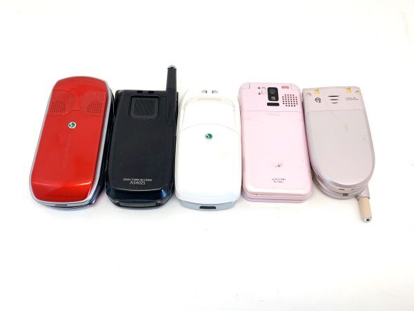 【ガラケーまとめて】携帯電話 計5台 ジャンク現状品の画像3