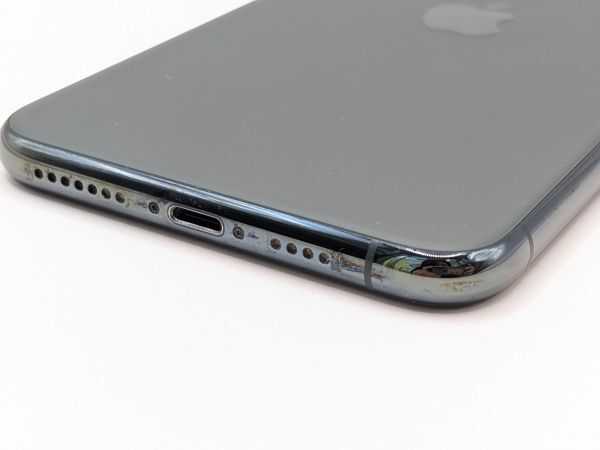 iPhone 11 Pro MAX 256GB ミッドナイトグリーン SIMフリー 〇表示 液晶ジャンク（M7254）の画像4
