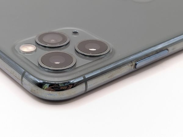 iPhone 11 Pro MAX 256GB ミッドナイトグリーン SIMフリー 〇表示 液晶ジャンク（M7254）の画像6