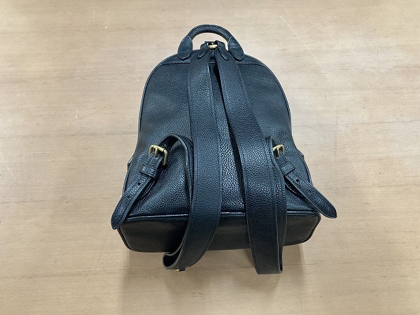 コーチ COACH リュックサック 997 - レザー 黒 美品 バッグ（M6872）_画像2