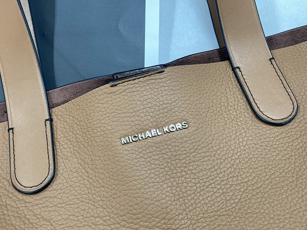 新品未使用　 MICHAEL KORS マイケルコース レザー ハンドバッグ トートバッグ レディース ブラウン系（M7155）_画像3