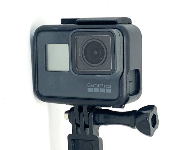 1スタ～【GoPro/ゴープロ 】Black アクションカメラ Ventlax アーム付き　動作未確認現状品_画像1