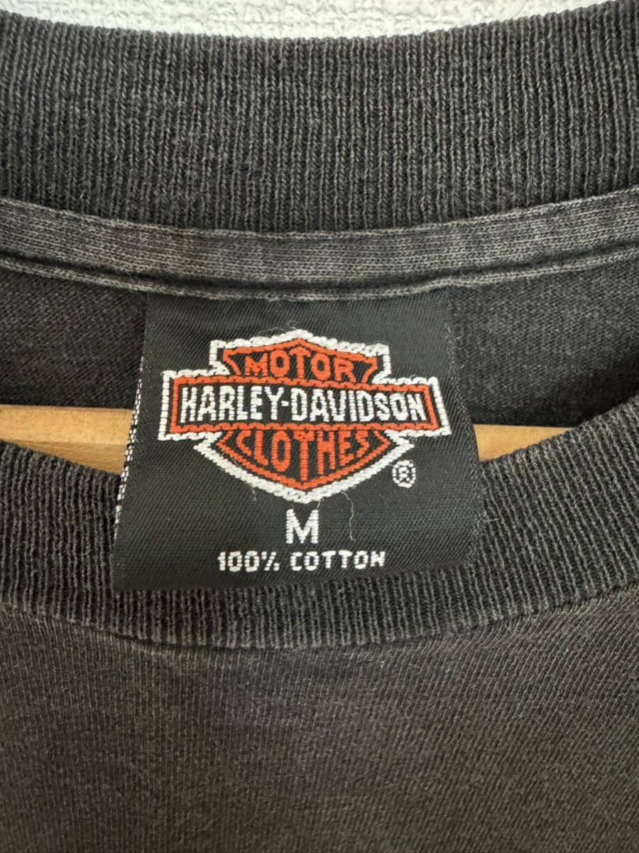 HARLEY DAVIDSONTシャツ×2 ビンテージ M ハーレーダビッドソン半袖Tシャツ 2枚セットの画像4