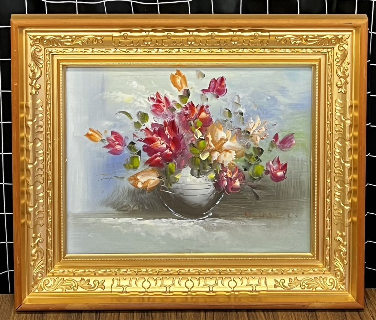 Yahoo!オークション - 真作 油彩画 油絵 作者不明 静物画 花 Yahoo!オークション - 真作 油彩画 油絵 作者不明 静物画 花
