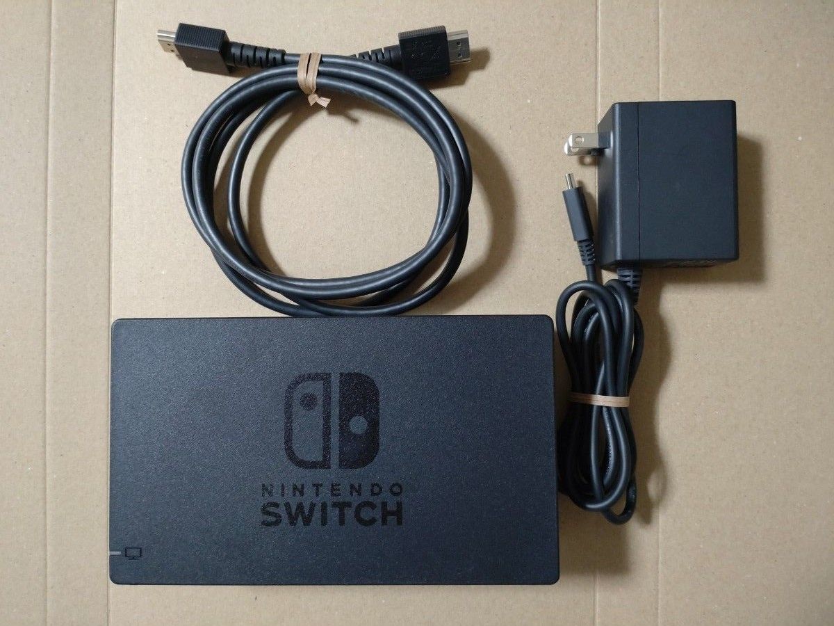 ニンテンドースイッチ ドック 純正品 ドックセット Nintendo Switch ACアダプター HDMIケーブル 4-1