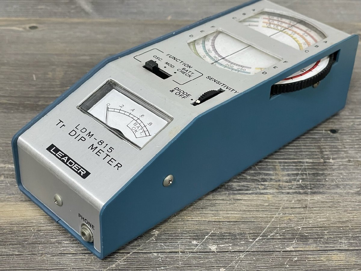 9250 LEADER リーダー電子 Tr DIP METER LDM-815 ディップメータージャンク品_画像2