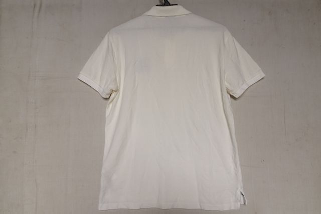 RALPH LAUREN RUGBY/ Ralph Lauren / рубашка-поло с коротким рукавом / олень. . материалы / фетр нашивка / кромка боковой разрез / "теплый" белый /M размер (4/24R)