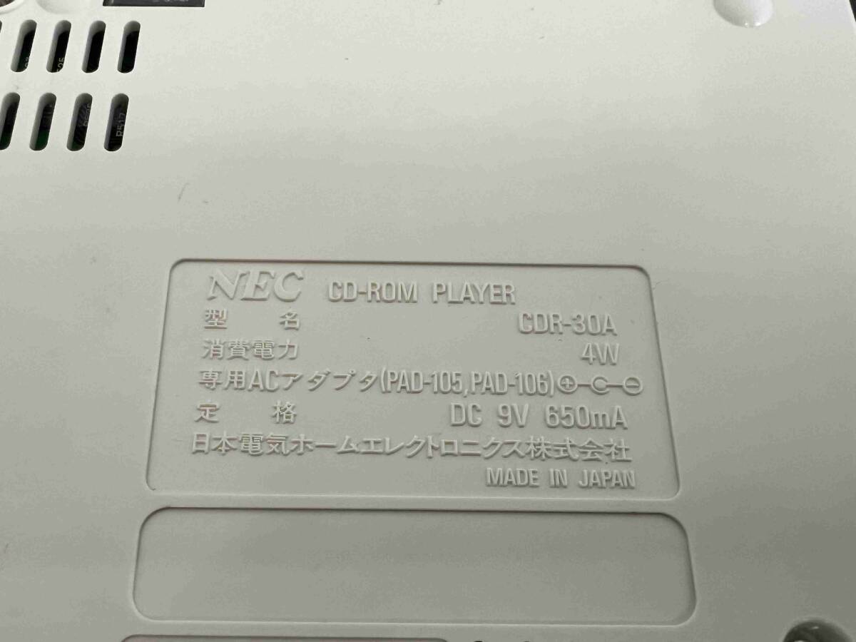 CT5185 NEC IFU-30A PCE PCエンジン コアグラフィックス/CD-ROM2 INTERFACE UNIT CDR-30A/PI-TG63 ゲーム機本体の画像9