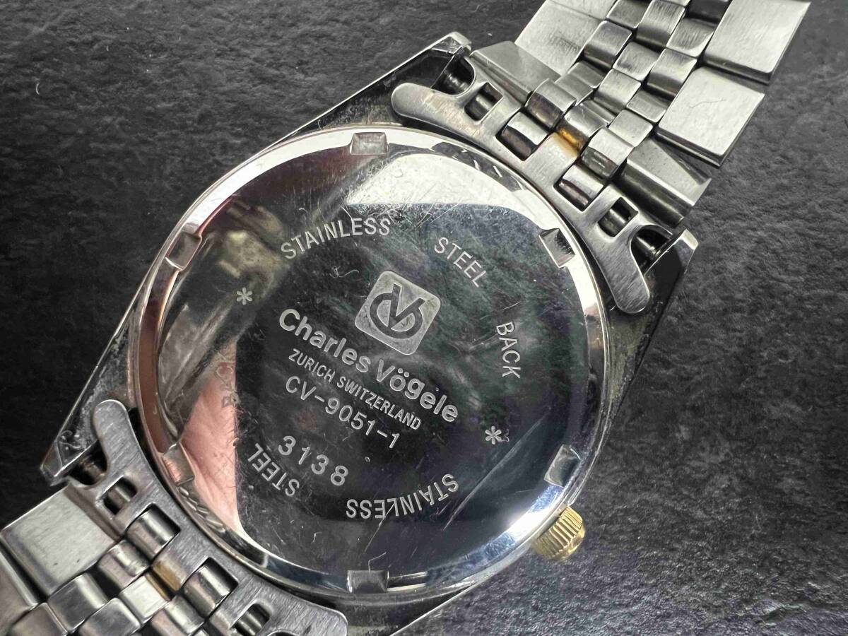 CT5511 CharlesVogele 自動巻き メンズ腕時計 CV-9051-1の画像3