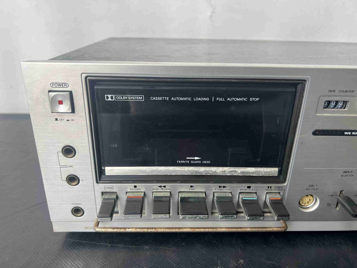 W5396 AIWA AD-7600 カセットデッキ アイワ オーディオ機器の画像3