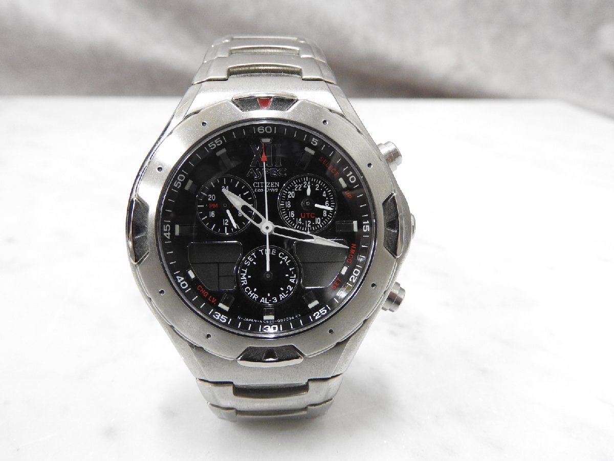 〇【神殿店】CITIZEN シチズン ASPEC C650-Q02331　〇現状品〇_画像2