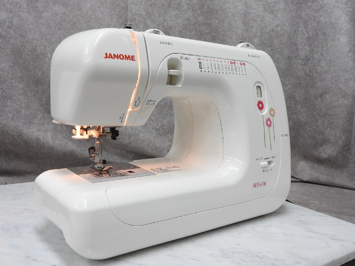 〇【神殿店】JANOME ジャノメ MODEL 502型 ミシン MD600 電動ミシン 〇現状品〇の画像1