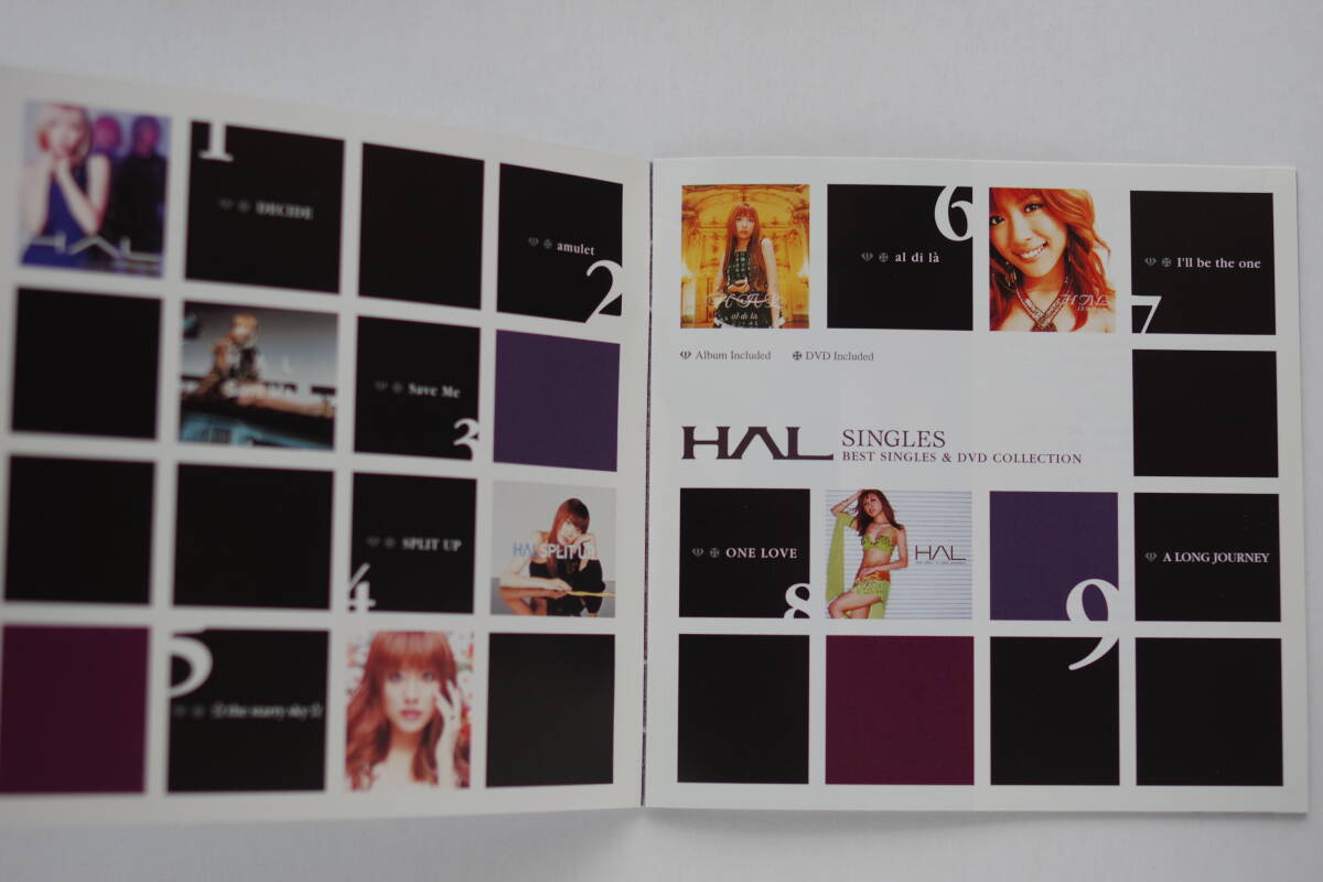 * HAL [SINGLES]CD+DVD 2 листов комплект BEST