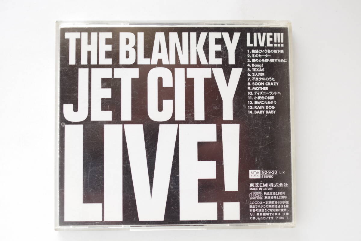 *THE BLANKEY JET CITY Blanc ключ * jet * City [LIVE!!! Live ]