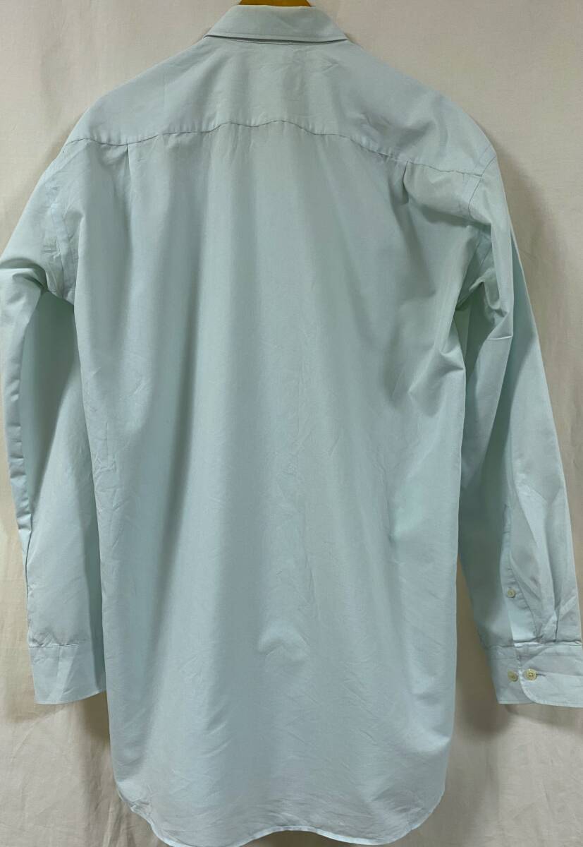 E-219 \300即決セール 難あり輸入古着シャツ SELDEN STIKCER ミントグリーン 長袖レギュラーカラーシャツ 46 (XL US-FIT) の画像2