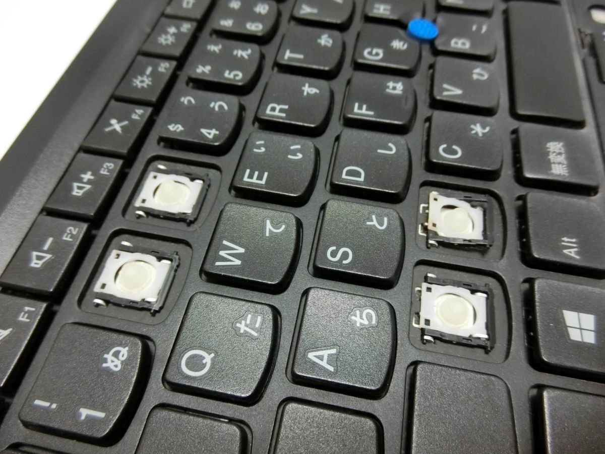 Lenovo KT-1255 ワイヤレスキーボード ThinkPad キートップ等の部品取りに テカリ/ベタツキ無し／YL240317026
