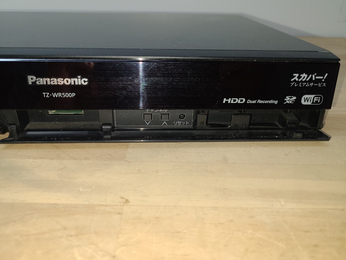 ◎ Panasonic　TZ-WR500P デジタルCSチューナー　リモコン付き　スカパー　プレミアムサービス　HDD内蔵　_画像3