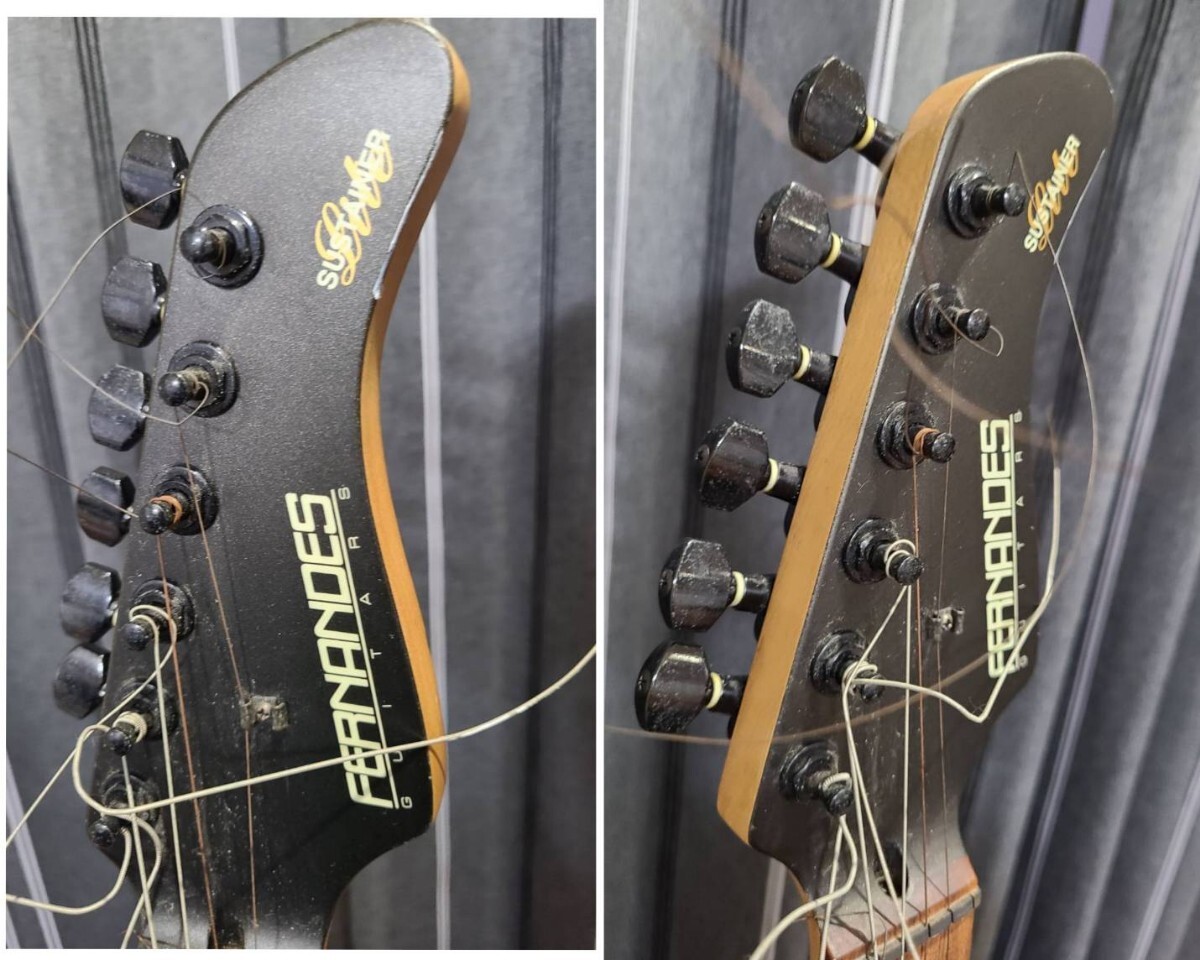 ◎FERNANDES エレキギター　SUSTAINER 　１円スタート！　ジャンク品　フェルナンデス　