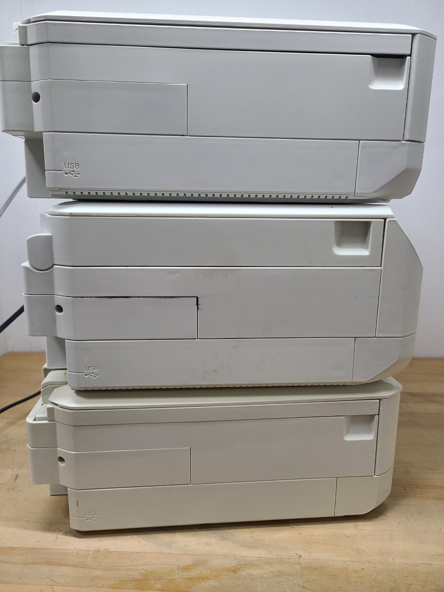 ☆EPSON　EP-707A EP-805AW EP-807AW インクジェット複合機　プリンター　ジャンク品　3台まとめて　１円スタート！　エプソン_画像4