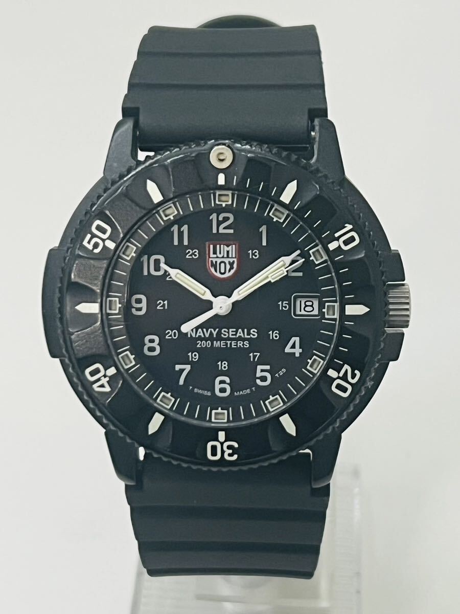 電池交換済】LUMINOX ルミノックス NAVY SEALS ネイビーシールズ 電池交換済】LUMINOX ルミノックス NAVY SEALS ネイビーシールズ